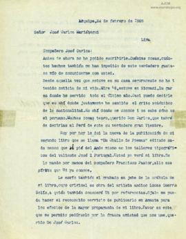 Carta de Guillermo Mercado,24/2/1928