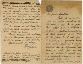 Carta a Humberto del Águila, 3/2/1920