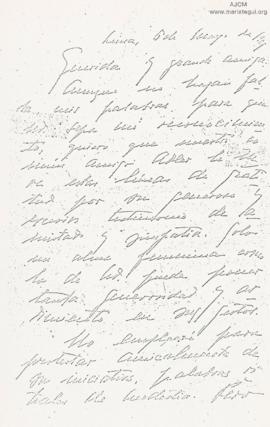 Carta a Ángela Ramos, 5/5/1929