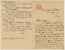 Carta a Artemia G de Falcón, 25/2/1920