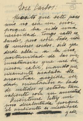 Carta de Blanca Luz Brum, 26/1/1930