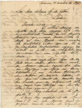 Carta a Artemia G. de Falcón, 14/12/1915