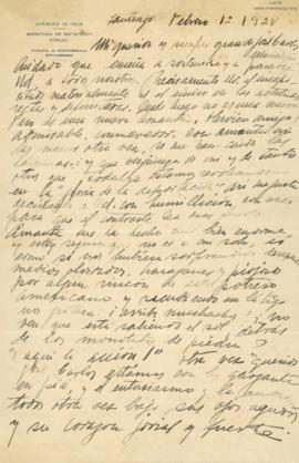 Carta de Blanca Luz Brum, 1/2/1928