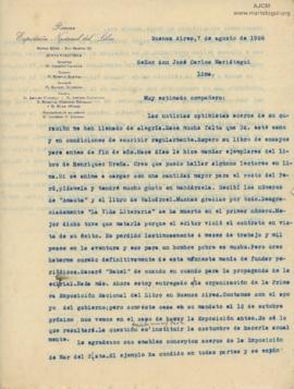 Carta de Samuel Glusberg, 7/8/1928