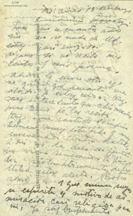 Carta de Blanca Luz Brum, 13/5/[1929]