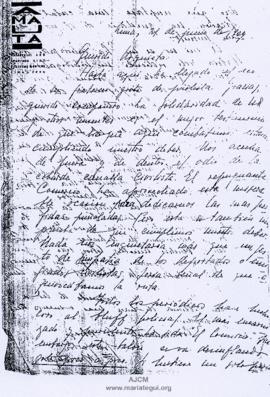 Carta a Miguel Ángel Urquieta, 21/6/1927