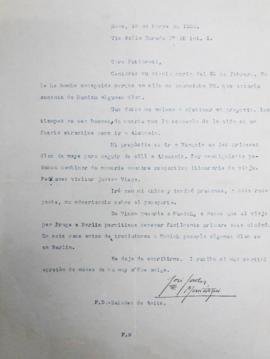 Carta a Emilio Pettoruti, 14/3/1922