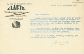 Carta de Clarté, 22/9/1926