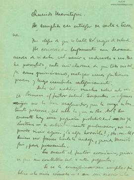 Carta de Alberto Hidalgo, 1927