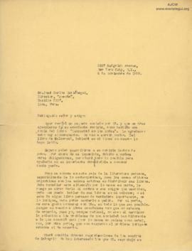 Carta de Earle K. James, 6/11/1928