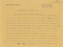 Carta de Guillermo de Torre, 16/6/1929