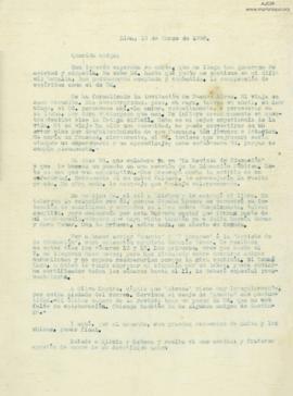 Carta a Blanca del Prado, 12/3/1930