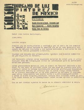 Carta de Martí Casanovas, 1929
