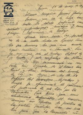 Carta a Samuel Glusberg, 10/3/1929