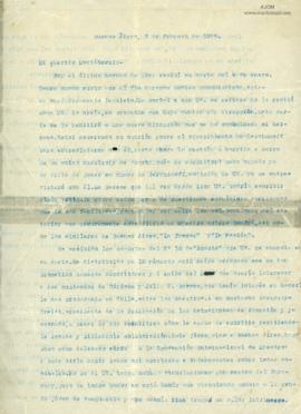Carta de Óscar Herrera,7/2/1928
