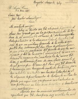 Carta de Baldomero Sanín Cano, 21/3/1929