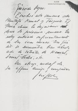Carta a Ricardo Vegas García, [9/1924]