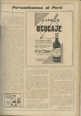 El proceso de la literatura nacional VII [Recorte de prensa]