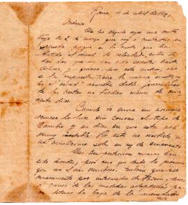 Carta a Victoria Ferrer, 4/4/1920