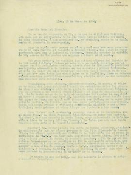 Carta a Gamaliel Churata, 13/3/1930