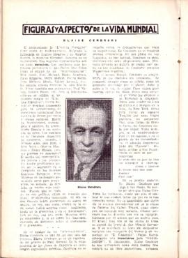 Blaise Cendrars [Recorte de prensa]