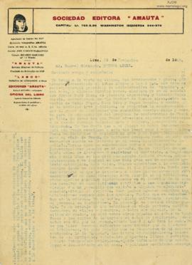 Carta a Samuel Glusberg, 21/11/1929