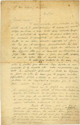 Carta a Artemia G de Falcón, 6/10/1921