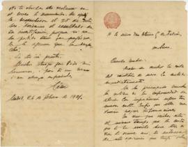 Carta a Artemia G de Falcón, 26/2/1921