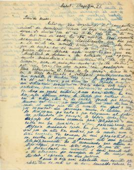 Carta a Artemia G de Falcón, 10/5/1923