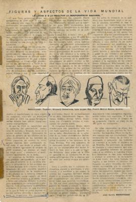 La lucha de la India por la independencia nacional [Recorte de prensa]