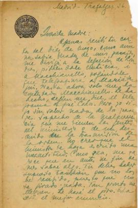 Carta a Artemia G de Falcón, 24/6/1923