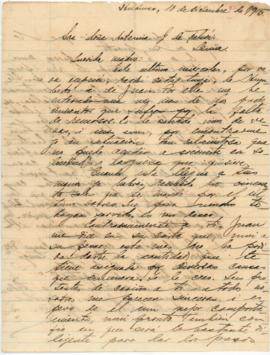 Carta a Artemia G. de Falcón, 10/12/1915