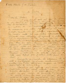 Carta a Artemia G de Falcón, 20/3/1922