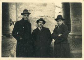 José Carlos Mariátegui con F. Gulda y Pío Artadi