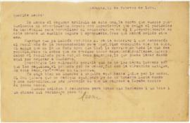 Carta a Artemia G de Falcón, 21/2/1924