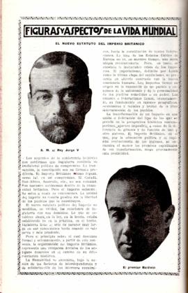 El nuevo estatuto del imperio británico [Recorte de prensa]