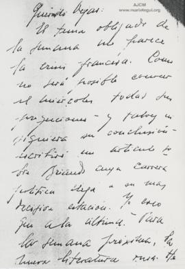Carta a Ricardo Vegas García, [3/1926]