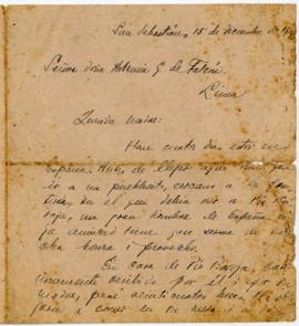 Carta a Artemia G. de Falcón, 15/12/1919