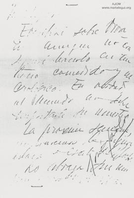 Carta a Ricardo Vegas García, [9/1925]