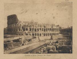 Reproducción fotográfica del Coliseo Romano