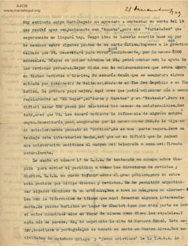 Carta de Samuel Glusberg, 28/12/1929