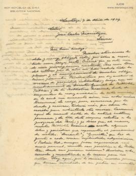 Carta de Eduardo Barrios, 7/4/1927