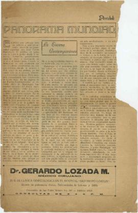 La escena contemporánea por César Falcón [Recorte de Prensa]