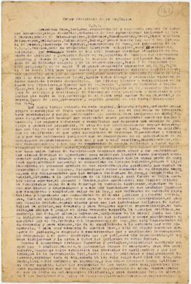 Carta de Francisco Kama, 15/11/1925