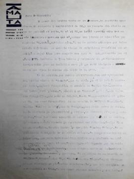 Carta a Emilio Pettoruti, 10/10/1927