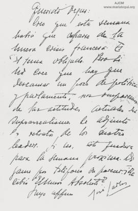 Carta a Ricardo Vegas García, [7,1926]