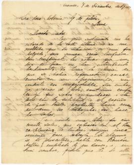 Carta a Artemia G. de Falcón, 7/12/1915
