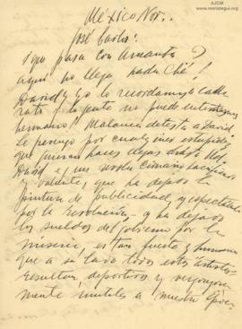 Carta de Blanca Luz Brum, 11/1929