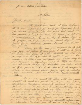 Carta a Artemia G de Falcón, 13/4/1922