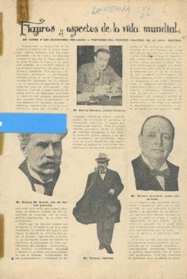 En torno a las elecciones inglesas – factores del proceso político de la Gran Bretaña [Recorte de...
